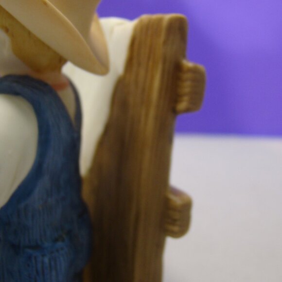 HOMCO Denim Days Figurine #15353-01 Whitewashing the Fence 2001 Home Interiors - Picture 10 of 16